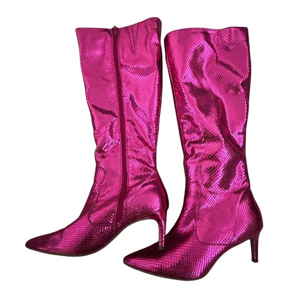 NY&C Shoes - Women’s NY&C Pink Piper Boot 9.5